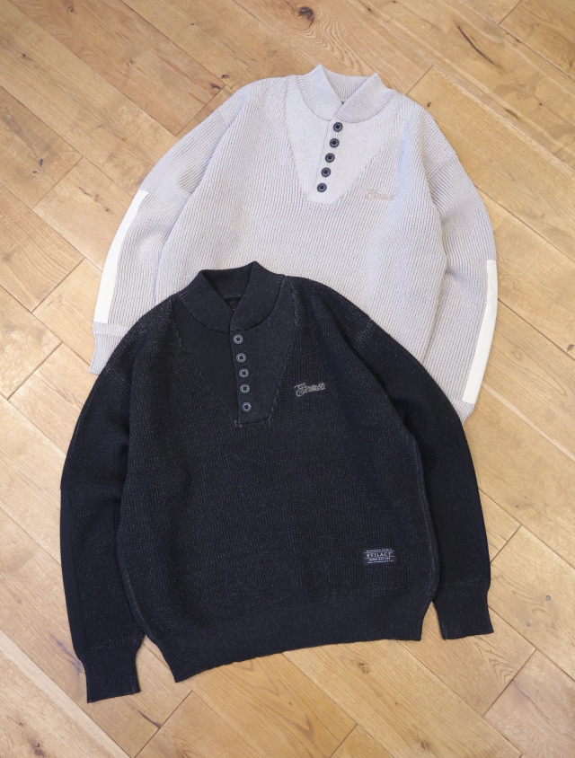 EVILACT 　　「MIL P-KNIT」　 プルオーバーニットセーター