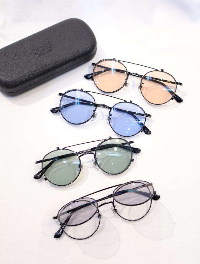 CALEE     「FLIP UP TYPE CIRCLE METAL GLASSES」　 フリップアップタイプ サークルグラッシーズ