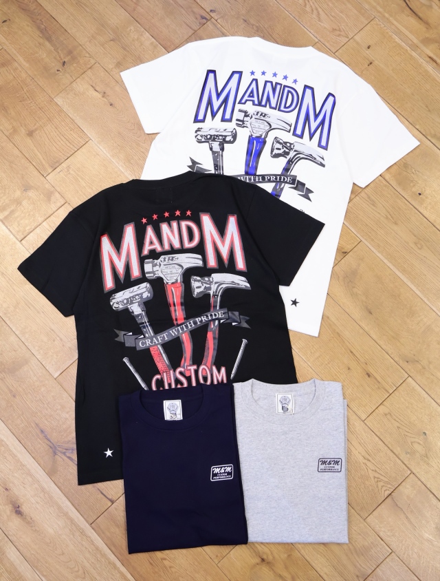 【2月21日 発売！】M&M CUSTOM PERFORMANCE  　「Print Tee」　プリント ティーシャツ