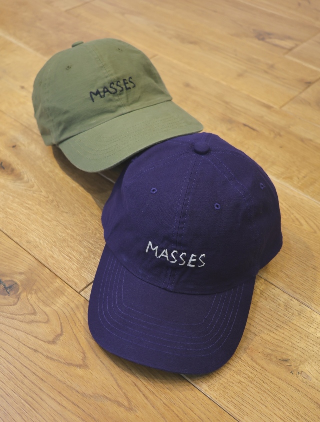 MASSES　　「DAD CAP CS」　ウォッシュ加工 アジャスターキャップ
