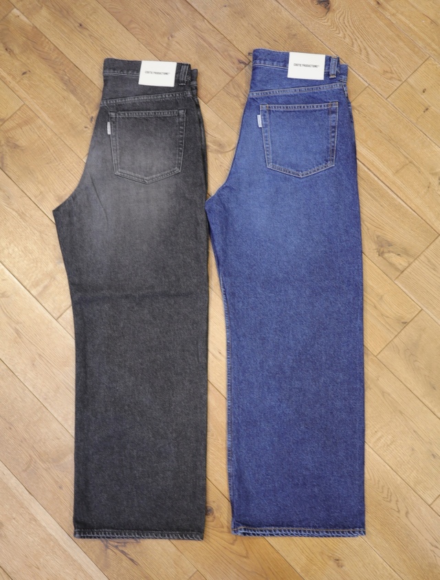 COOTIE　「12.5oz Denim 5 Pocket Square Leg Pants＜Aging Fade＞」　5ポケット ストレートデニムパンツ