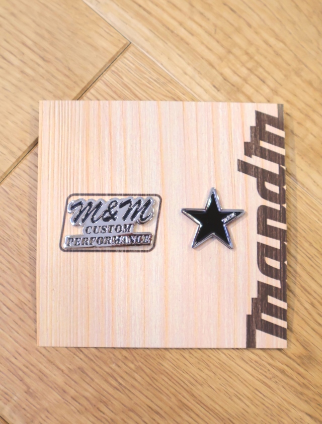 【9月17日発売！】M&M CUSTOM PERFORMANCE  「PINS」　ピンズセット
