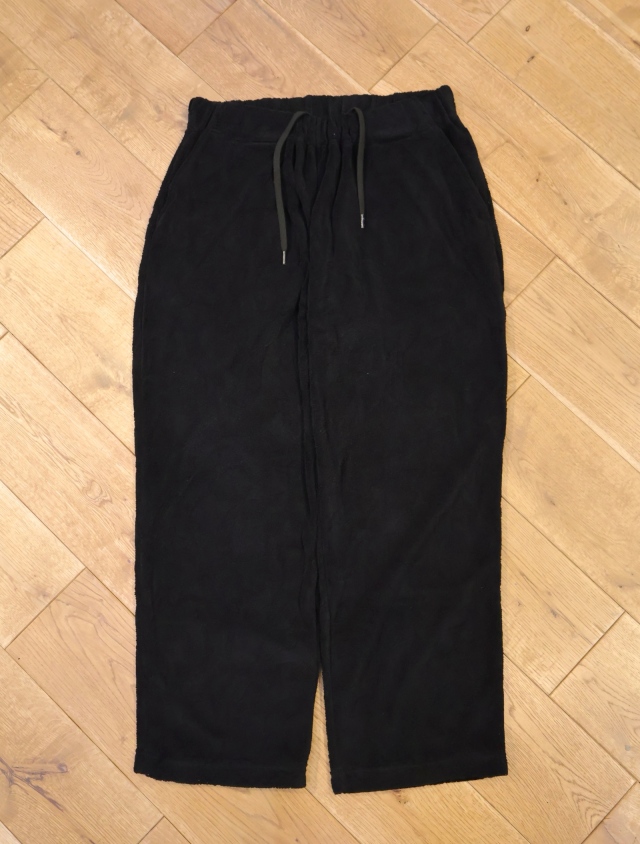 CALEE　　「SNAKE PATTERN JACQUARD PILE RELAX PANTS」　パイルジャガード イージーパンツ