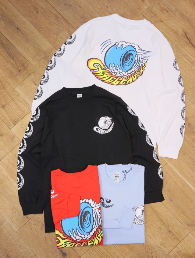 CHALLENGER 「L/S CHALLENGER WHEELS TEE」 プリントロンティー