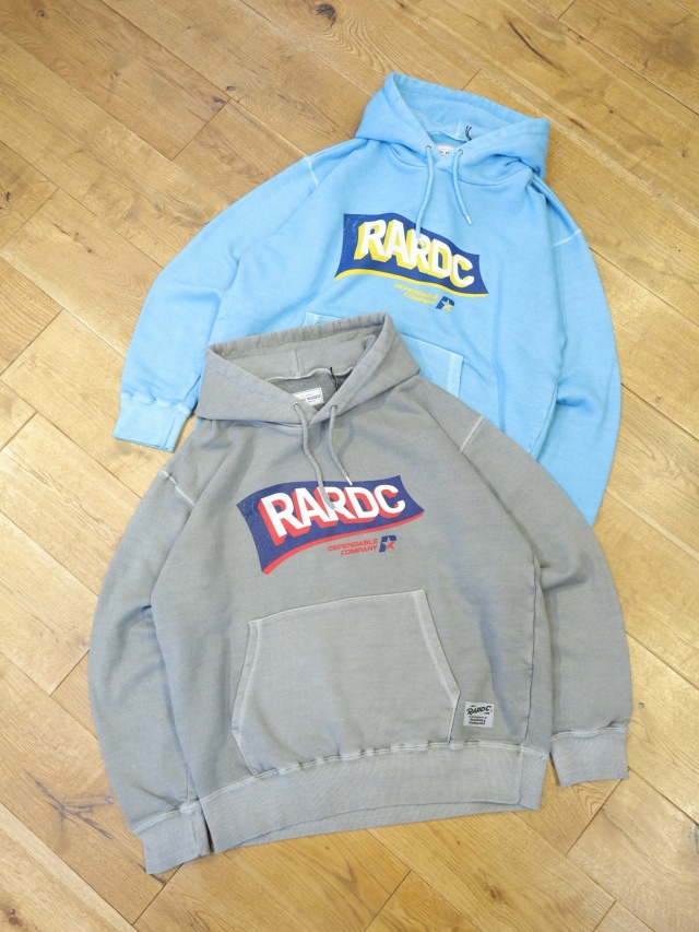 ROUGH AND RUGGED 　「DESIGN HOODIE 01」　ピグメントダイ  プルオーバーフーディー