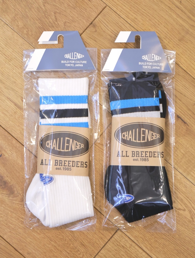 CHALLENGER 6点セット SOCKS KEYRING ライター チャレンジャー CHALLENGER LOGO SOCKS（BLACK） | daze & easy