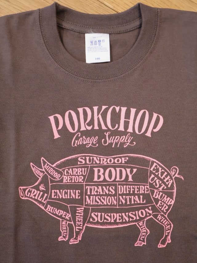トップス PORKCHOP GARAGE SUPPLY PORK FRONT SWEAT PORKCHOP GARAGE SUPPLY】PORK FRONT TEE｜In STATE