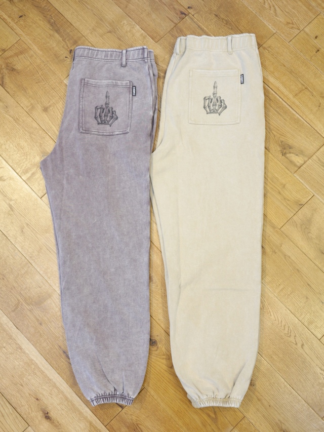 INCOMPLETE TOKYO × SORA AOTA　「Faded Sweat pants (SORA AOTA)」　フェード加工  スウェットイージーパンツ