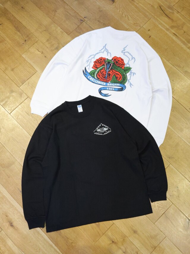CHALLENGER　「L/S SNAKE TEE」　 プリントロングスリーブティーシャツ