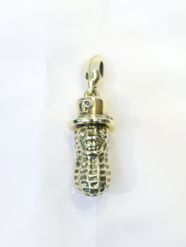 Peanuts&Co　「XLARGE PEANUTS OPENTYPE BRASS」　BRASS製 ペンダントトップ