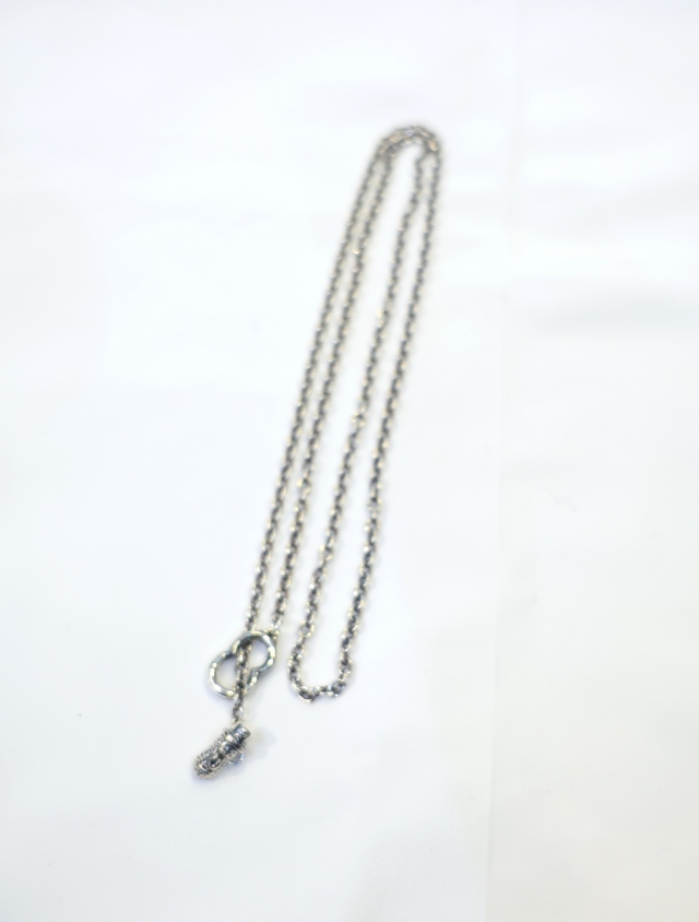Peanuts&Co　「SMALL BERO PEANUTS + SILVER CHAIN 60cm」　SILVER925製 チェーンネックレス