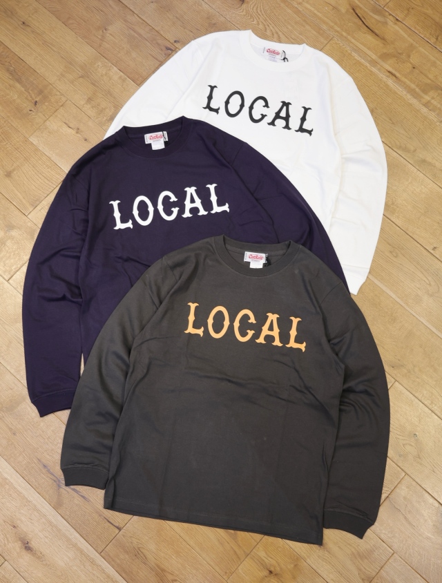 CUT RATE 　「LOCAL L/S TEE」　プリントロングスリーブティーシャツ
