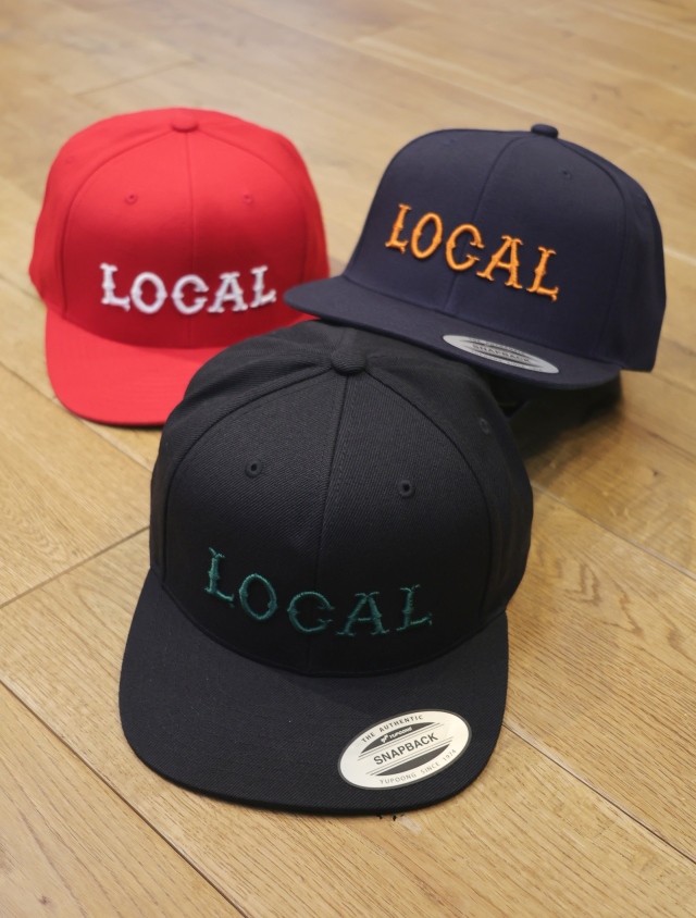 CUT RATE 　「LOCAL EMBORIDERY B.B CAP」　スナップバック ベースボールキャップ
