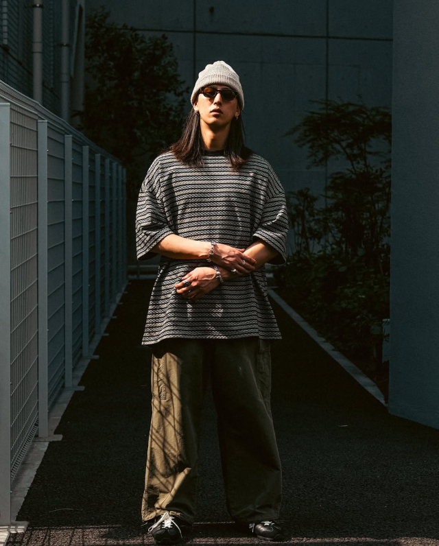 COOTIE 「Jacquard Border S/S Tee」 ジャガード ボーダーティー