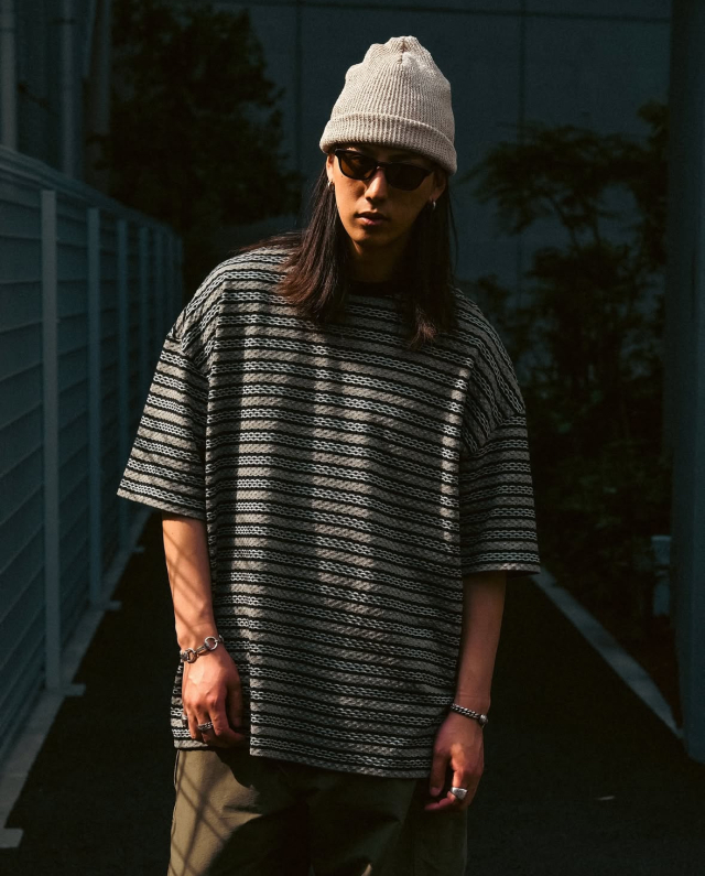 COOTIE 「Jacquard Border S/S Tee」 ジャガード ボーダーティー