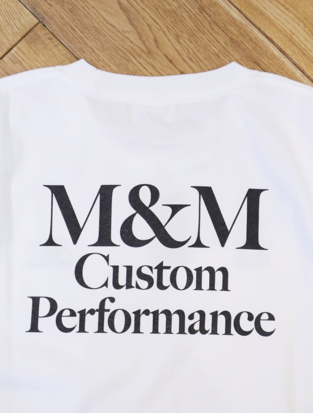 5月15日発売！】M&M CUSTOM PERFORMANCE 「Logo EMB. Tee