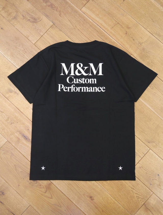 M&M Custom Performance Tシャツ 新品未使用 M&M CUSTOM PERFORMANCE - Logo Tee (BLACK) / ロゴ プリント T