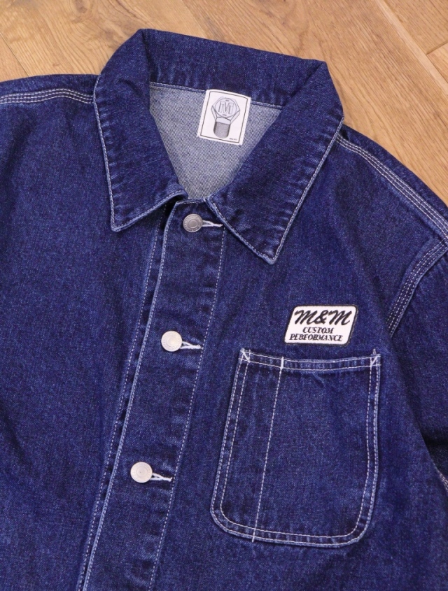 m&m CUSTOM PERFORMANCE デニム　カバーオール　XL M&M CUSTOM PERFORMANCE 】DENIM COVERALL