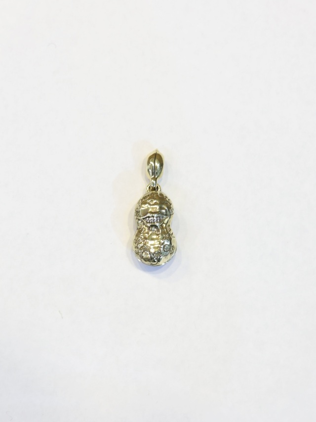 Peanuts&Co　「NORMAL TATTOO PEANUTS SLIDE M BRASS × SILVER」　BRASS製 ペンダントトップ