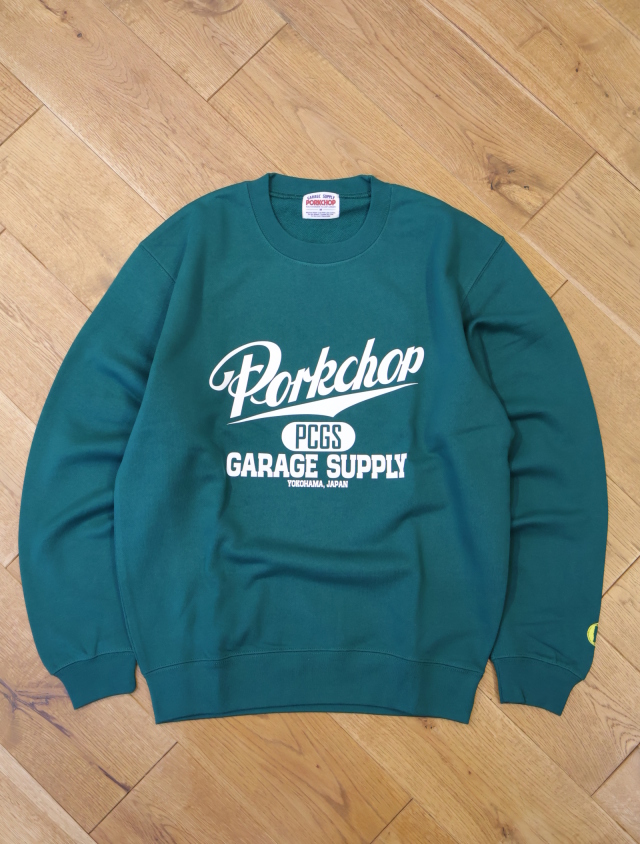 PORKCHOP GARAGE SUPPLY 「SCRIPT COLLEGE SWEAT」 クルーネックスウェット