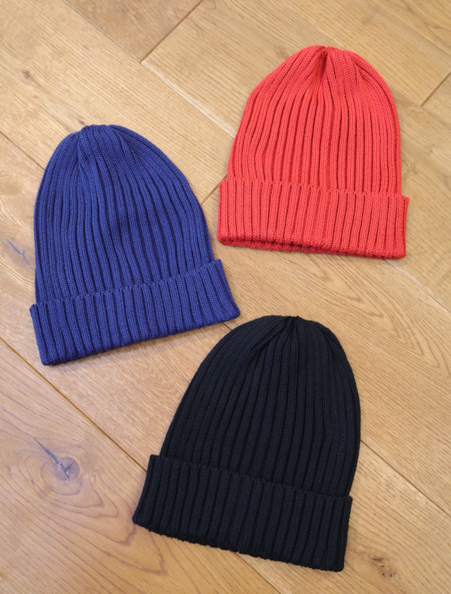 MASSES　「RIB BEANIE」　ニットビーニー