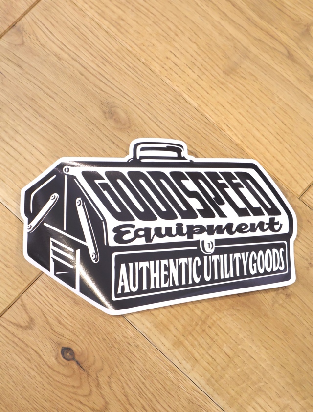 GOODSPEED equipment 　　「TB STICKER L」　ステッカー〈LARGE〉