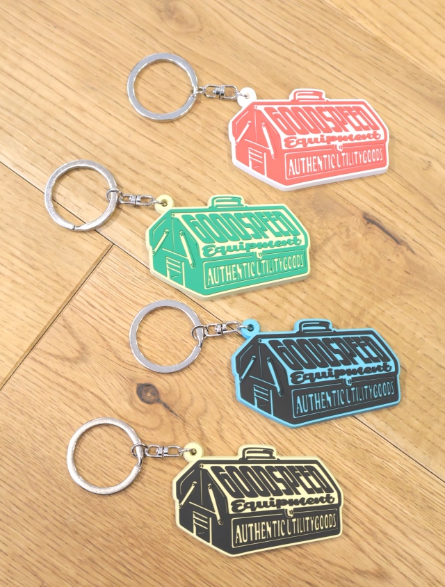 GOODSPEED equipment 　　「TB R.Keyring」　ラバーキーホルダー