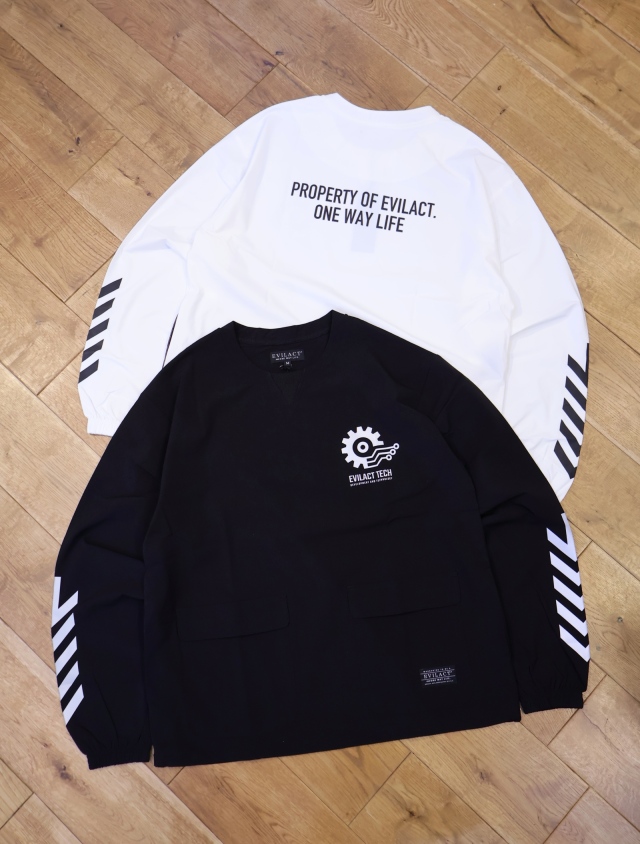 EVILACT 　　「CHEMICAL LS」　ロングスリーブ プルオーバーシャツ
