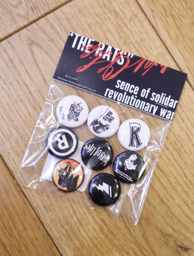 RATS　 「BUTTON PACK」　ボタンバッジセット