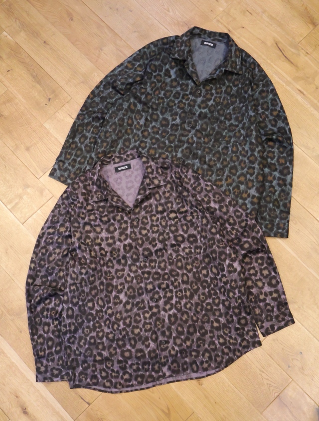 ROTTWEILER 「R9 LEOPARD OPENCOLLAR SHIRT」 オープンカラーシャツ 