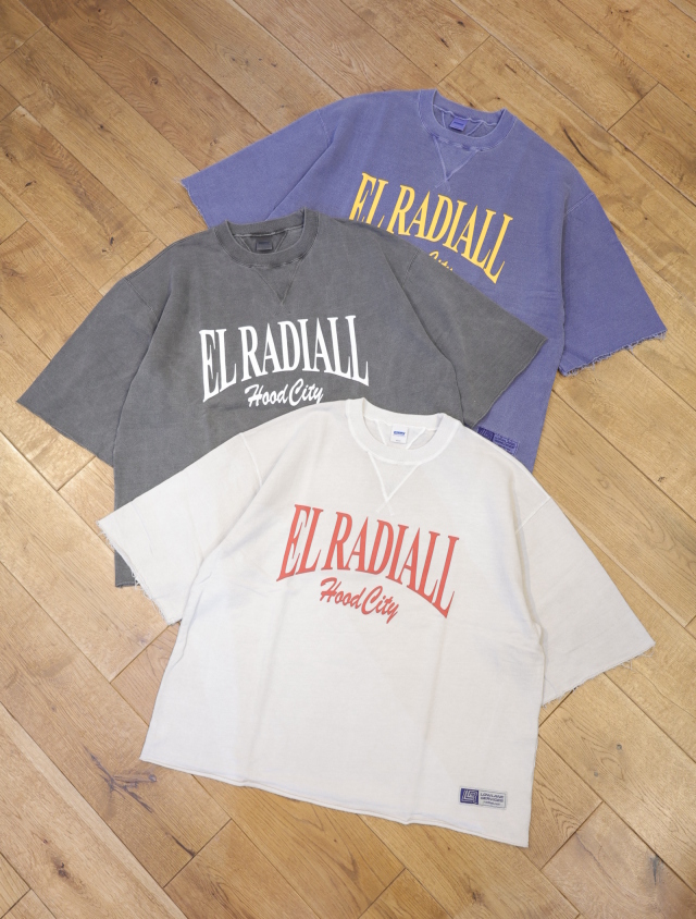 RADIALL 　 「ALLEY OOP - CREW NECK T-SHIRT S/S」　ピグメント加工 ショートスリーブスウェットシャツ
