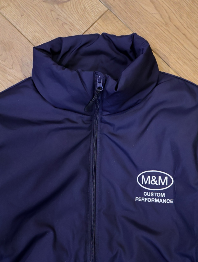 M&M CUSTOM PERFORMANCE 「Insulated Stand Collar Jacket」 パデッド