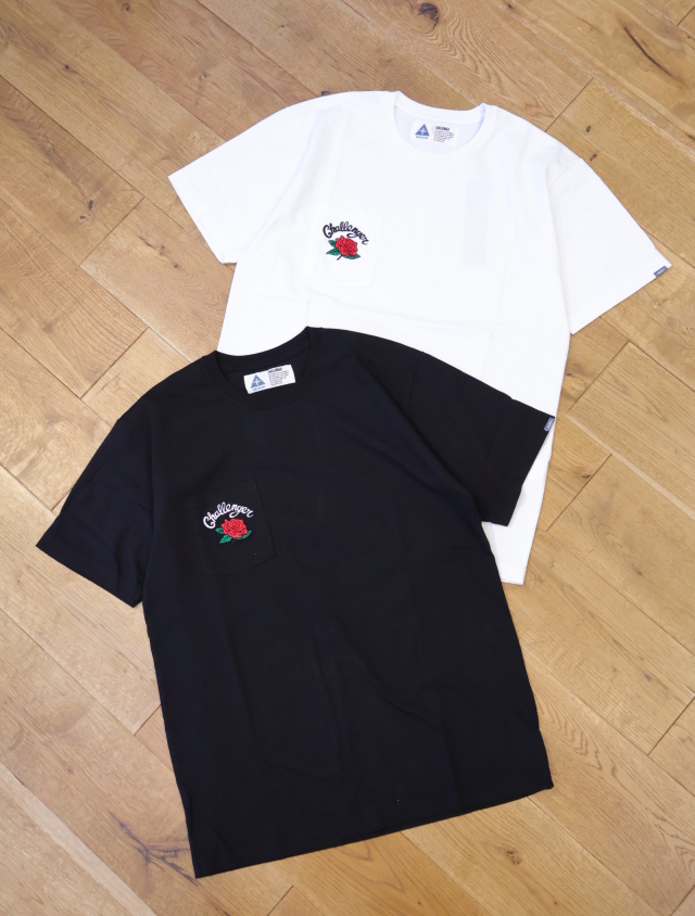 CHALLENGER  　「ROSE PKT TEE」　ポケットティーシャツ