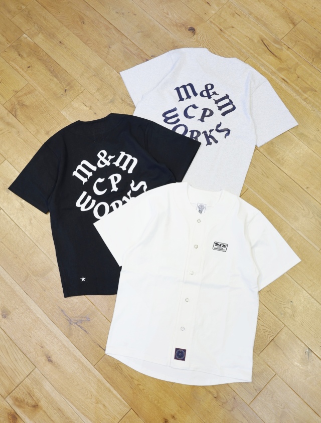 【8月11日 発売！】M&M CUSTOM PERFORMANCE  「COTTON BASEBALL SHIRT」　ベースボールシャツ