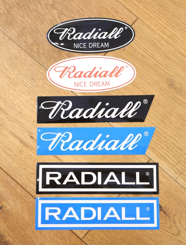 RADIALL 　「RAD’S - SCREEN PRINTED STICKER」　　ステッカーセット