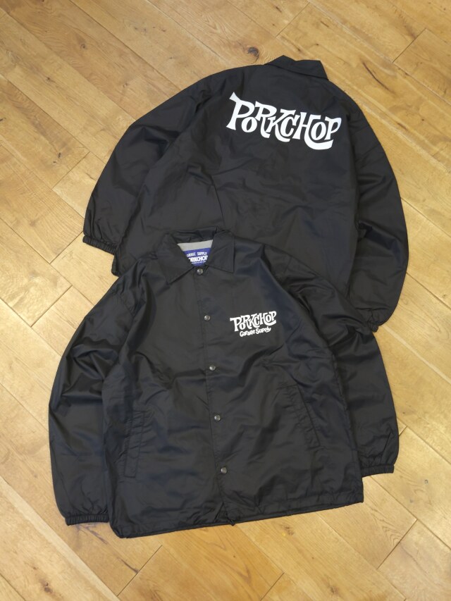 【9月27日 発売！】PORKCHOP GARAGE SUPPLY 　「SC LOGO COACH JACKET」 ナイロンコーチジャケット
