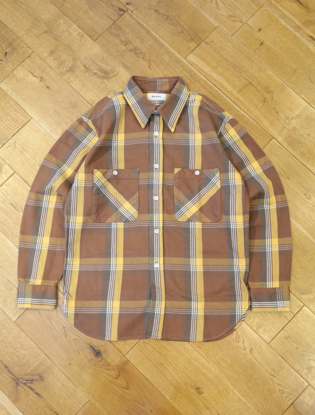MASSES　「HEAVY FLANNEL SHIRT」　フランネルチェックシャツ