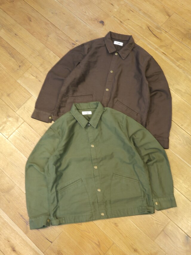 MASSES　　「MOLESKIN SNAP JKT」　モールスキン ワークジャケット