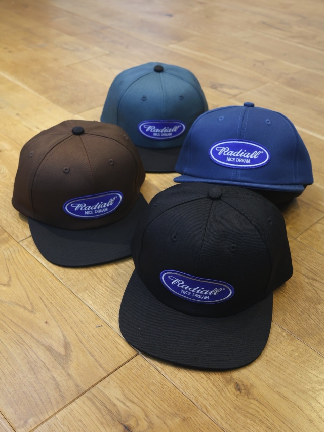 RADIALL　　「WHEEL UNITE - BASEBALL CAP」　6パネル ベースボールキャップ