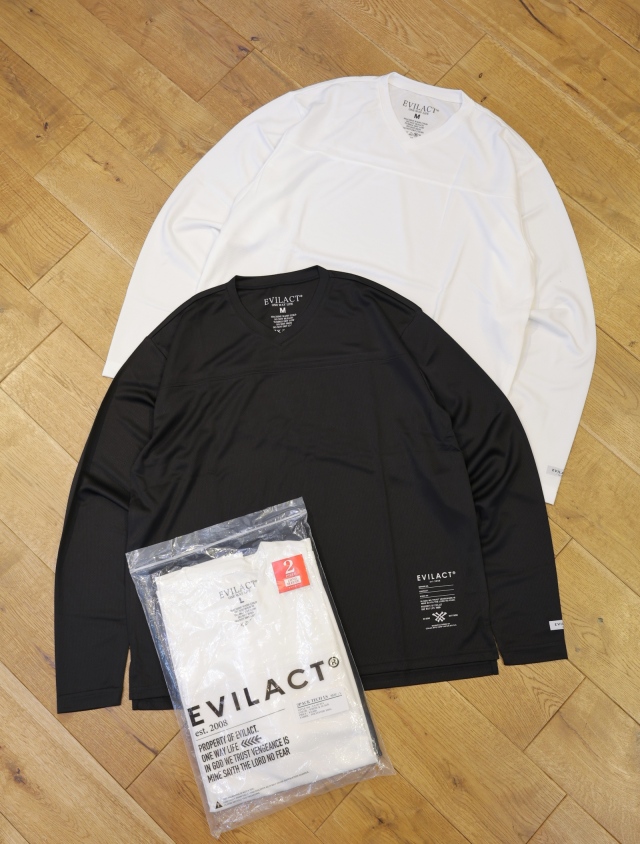 EVILACT 　　「2PAC TECH LS」　2パック ドライメッシュロングスリーブティーシャツ