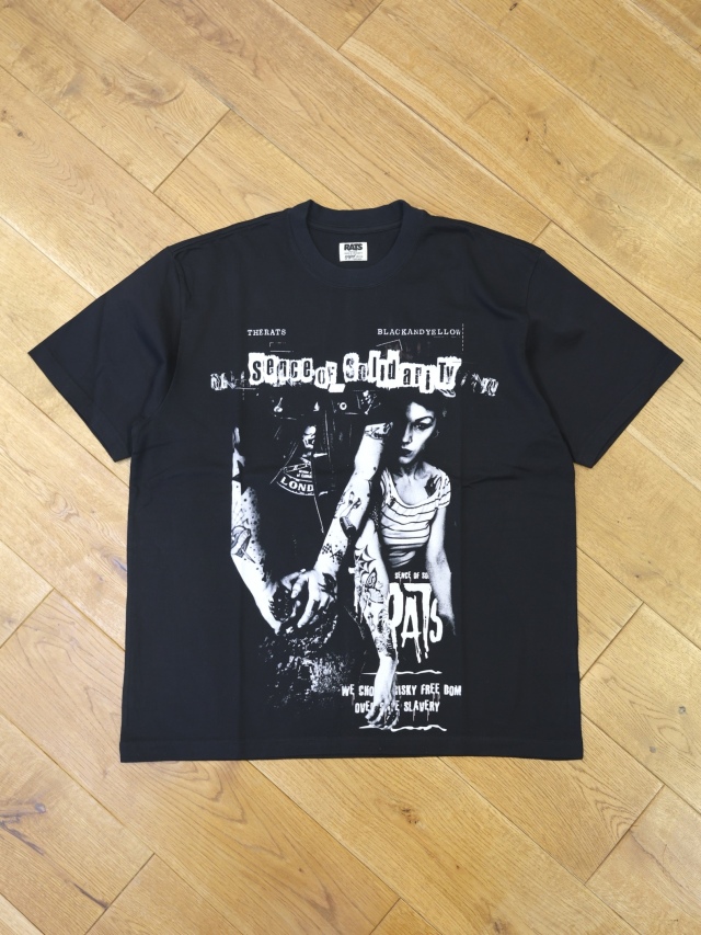RATS　　「HARDCORE TEE」　　プリントティーシャツ