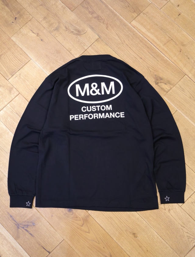 M&M CUSTOM PERFORMANCE 「Ellipse Frame L/S Tee」 プリント