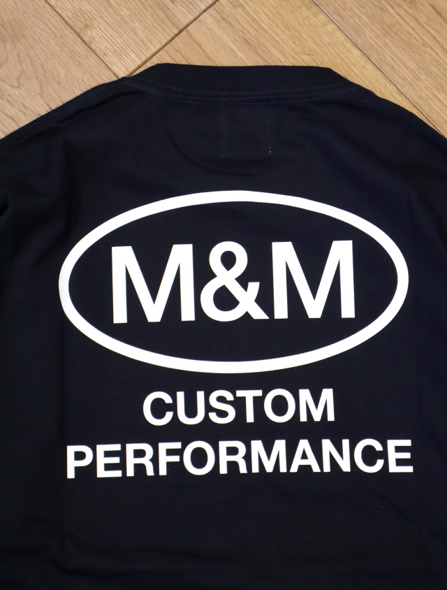 M&M CUSTOM PERFORMANCE 「Ellipse Frame L/S Tee」 プリント ロング