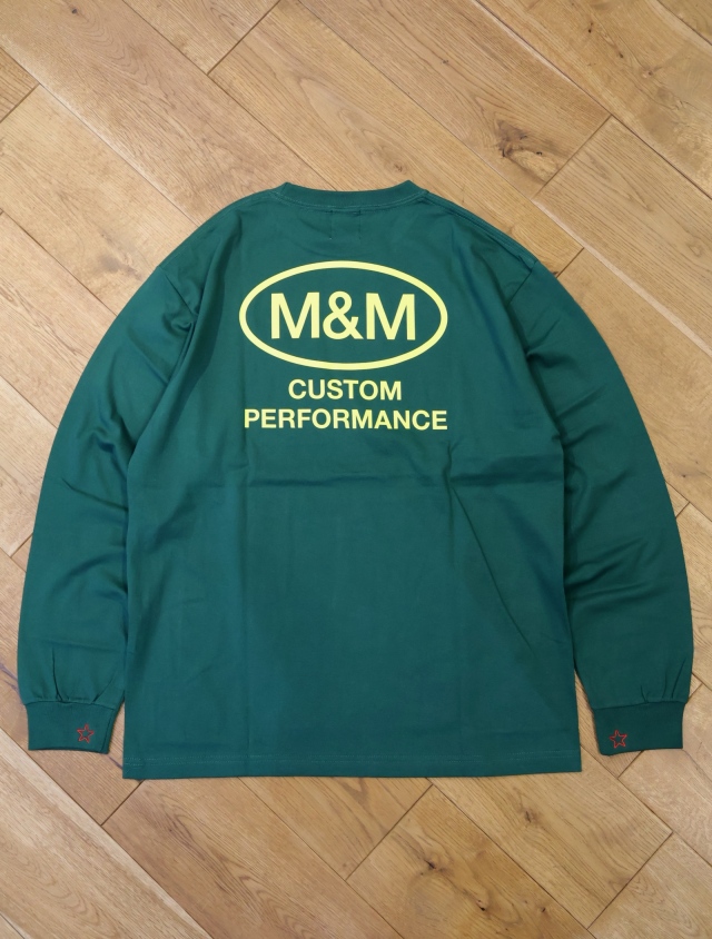 M&M CUSTOM PERFORMANCE 「Ellipse Frame L/S Tee」 プリント
