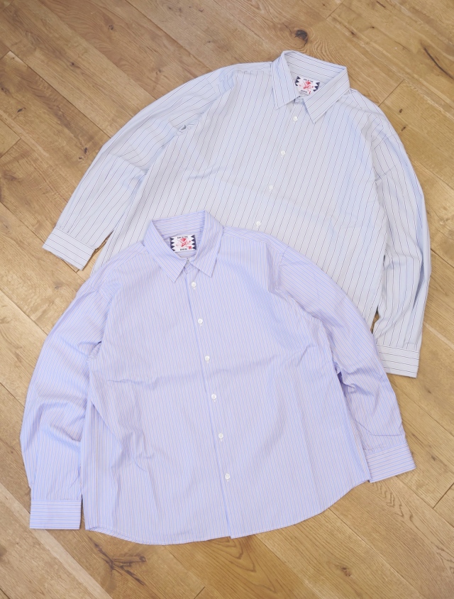 SON OF THE CHEESE 「BROAD STRIPE SHIRT」 ブロード ストライプシャツ
