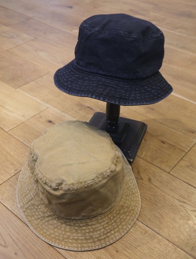 MASSES　　「BUCKET HAT DUCK」　ウォッシュ加工 ダックバケットハット