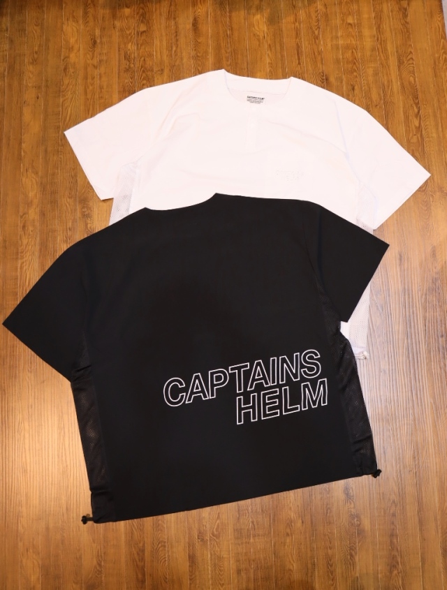 CAPTAINS HELM 「#ACTIVE P/O SHIRTS」 アクティブナイロンティーシャツ