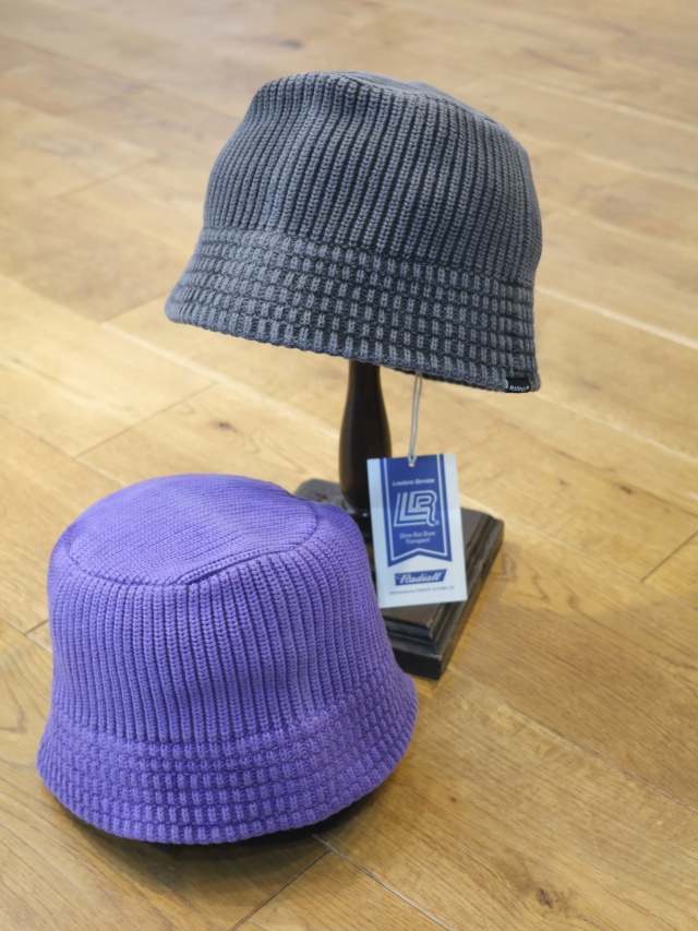 RADIALL  　　「ESSENTIAL - CRUSHER HAT」　  ピグメントダイ クラッシャーハット