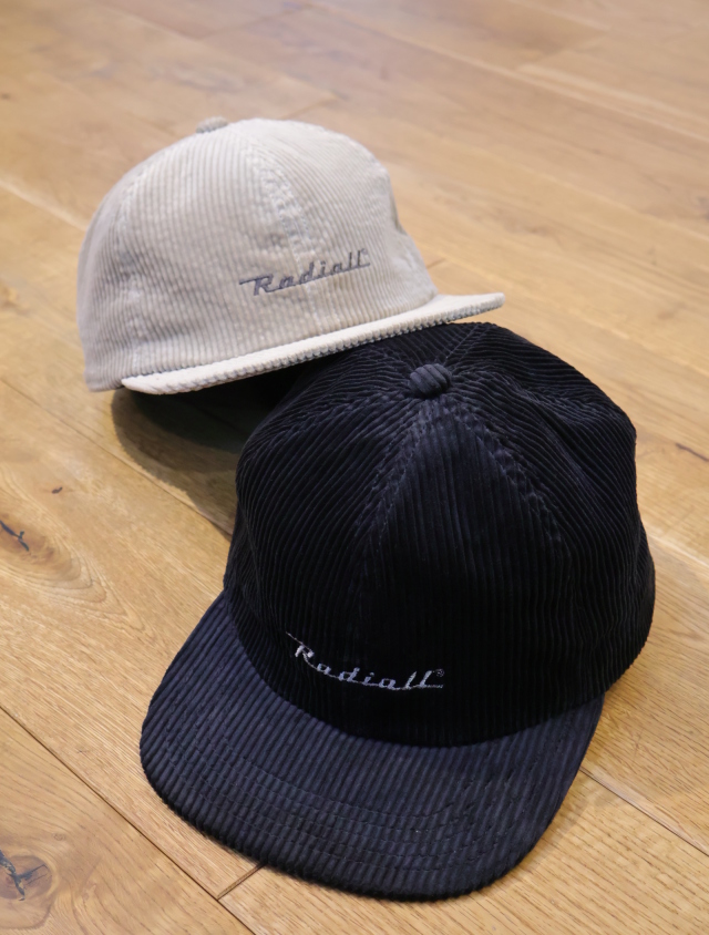 RADIALL　　「BRICKS - BASEBALL CAP」　6パネル コーデュロイキャップ