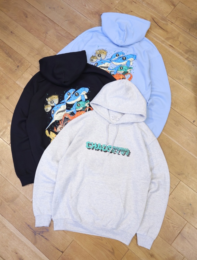 Chaos Fishing Club × HIROTTON　　「Road Of The Sea Hoodie」　 プルオーバーフーディー